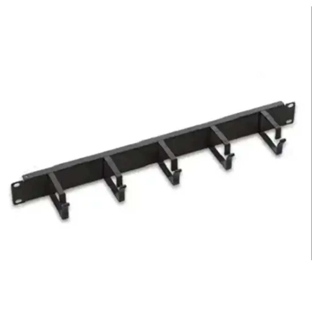 [AA-5KN01U19-A-S1] AGER AA-5KN01U19-A-S1 1U 19" cable management panel 5 rings.