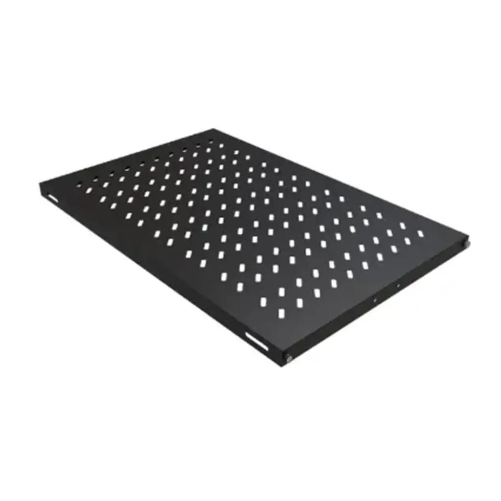 [AA-SBT10-A-S1] AGER AA-SBT10-A-S1Fixed Shelf, 19" 1U Metal Bracket, 4-point fixing, Physical Shelf Depth:740mm for D=1000mm Black.