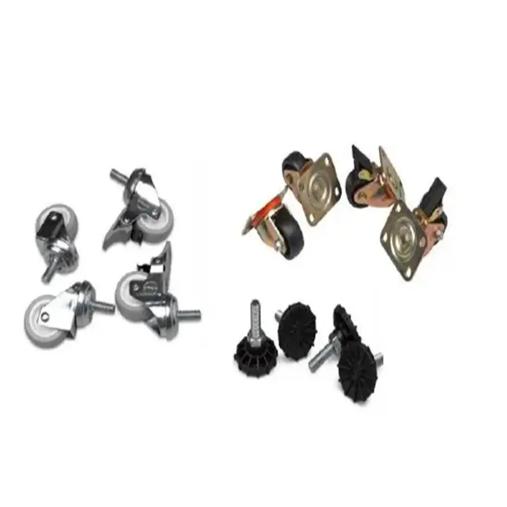 AGER AA-TKR5525-A-PS+KOLI Free Standing Caster Set, 1 set=4 pcs, 2w/break, 2wo/break.