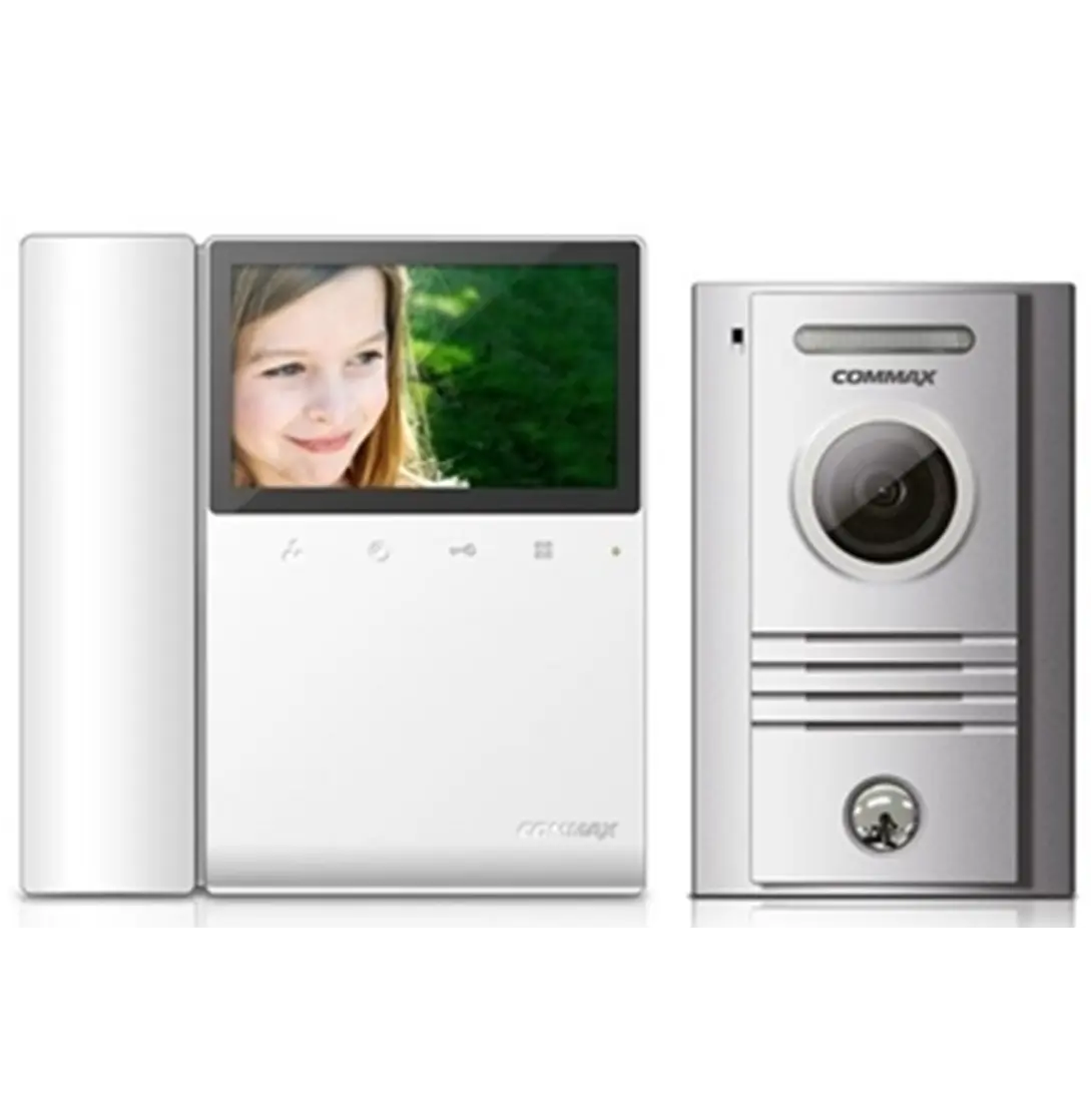 COMMAX CDV-43K/DRC-40K 4.3" Inch Color Video Phone / Outdoor Camera White.
