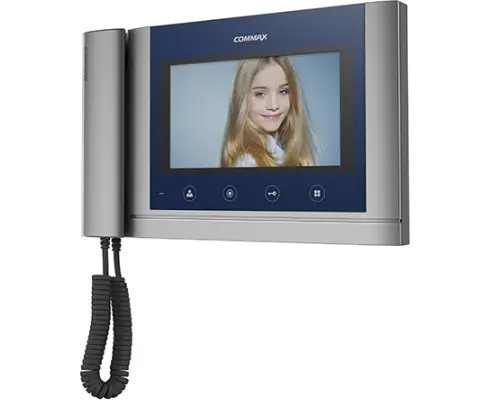 [CDV-70MH(BS)] COMMAX CDV-70MH(BS) 7" Inch Color Video Phone (With Handset).