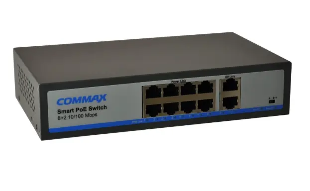 [CIOT-H8L2] COMMAX CIOT-H8L2 8 Port Switch CH PoE Hub.