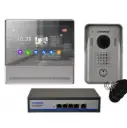 COMMAX CIP-70QPT-KIT Smart View IP Video Monitor 7" Inch Connectable with PoE Switch + IP Doorbell Camera, CIP-70QPT.CIP-D20YS.