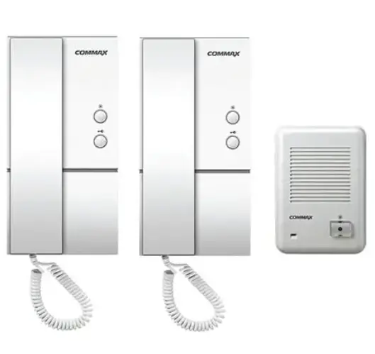 COMMAX DP-LA01MS/DR201D Audio Handset Intercom (Master & Slave).