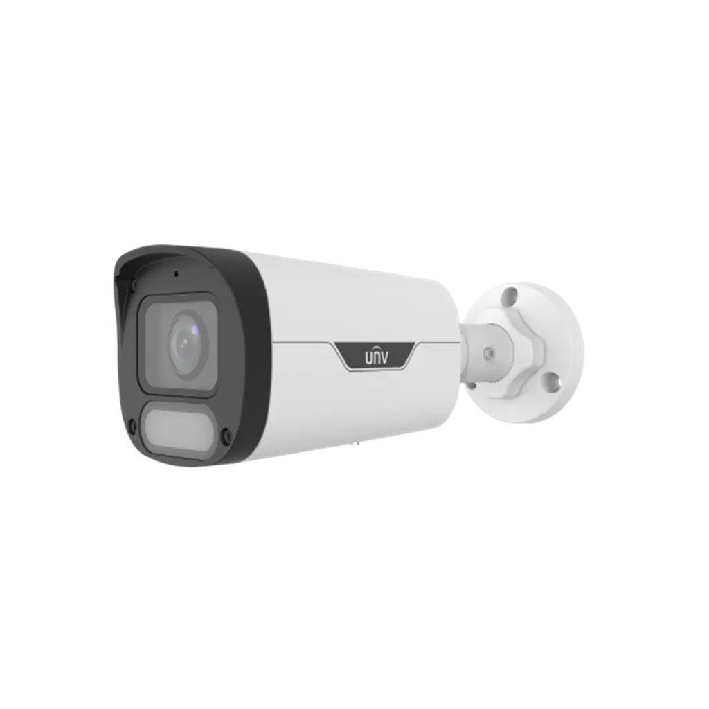 [IPC2314LE-ADF28KM-WP] UNIVIEW (UNV) IPC2314LE-ADF28KM-WP 4mp Color Hunter Wise-ISP Fixed Warm light Bullet.