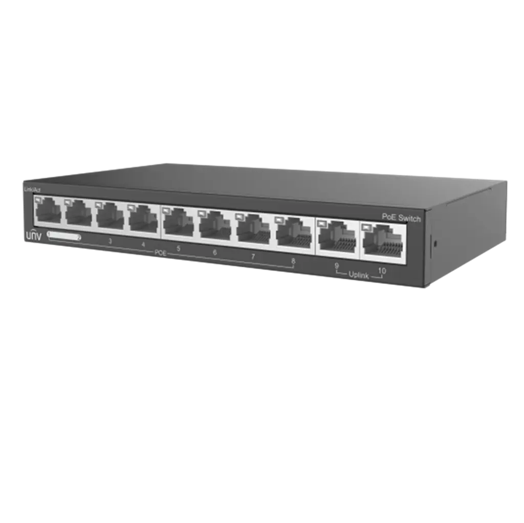 [NSW2020-10T-POE-IN] UNIVIEW (UNV) NSW2020-10T-POE-IN 8-Port POE Uplink-Port 200 Megabit.