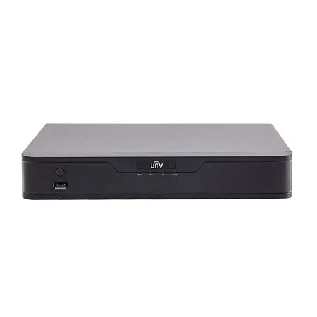 UNIVIEW (UNV) NVR301-08S3-P8 1 Hard Disk 8-Channel 4K PoE Network Video Recorder.