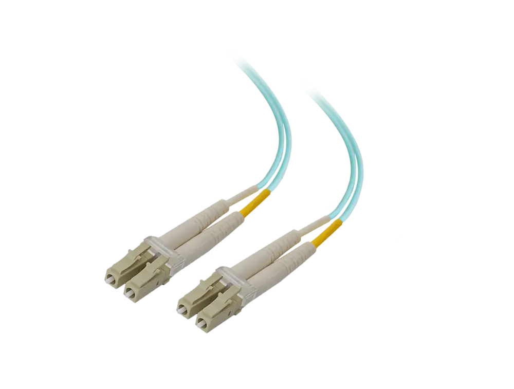 [HOPLCOM3010LC253] Leviton (Brand-Rex) - HOPLCOM3010LC253 - FO Patch Cord MM OM3 Duplex LCD:LCD, 1 Mtr.