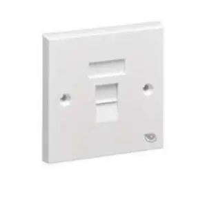 [MMCWDOUNI052] Leviton (Brand-Rex) - MMCWDOUNI052 - 12.5 x 50mm Faceplate Blank, White.