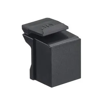 [41084-BEB] Leviton - 41084-BEB - Insert Blank QP Black, Keystone.