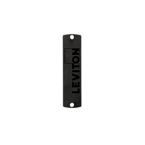 [5F100-PLT] Leviton - 5F100-PLT - Adapter Plate Blank Plastic for FO P.P - Black.
