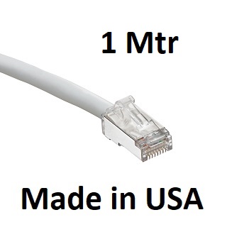 [6AS10-03S] Leviton - 6AS10-03S - UTP Patch Cord Cat6A, Atlas-X1 SlimLine Stranded, 3' FT / 1 Mtr, Grey, USA.