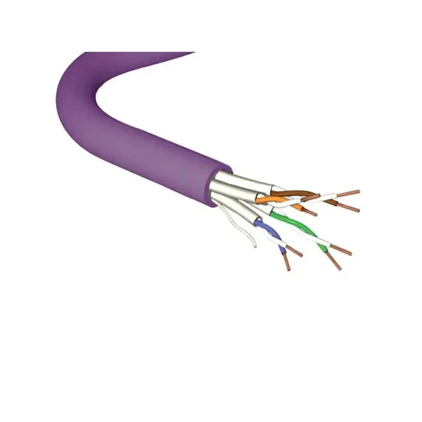 [AC6F/FTP-HF1-ECA-500VT] Leviton - AC6F/FTP-HF1-ECA-500VT - Cat6A Cable LSZH F/FTP, AWG 23, Violet, 500 Mtr Reel.