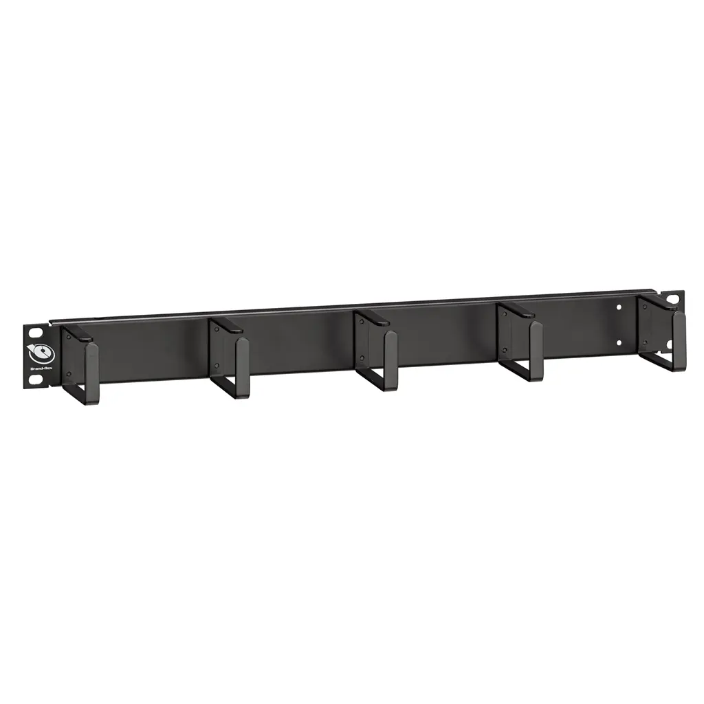 [MMCACCCM001] Leviton - MMCACCCM001 - Cable manager, rack mounted, 1U, 19" patch cord organiser 5 rings.