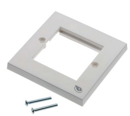 [MMCWDOUNI030] Leviton - MMCWDOUNI030 - Faceplate 86X86mm Single gang Modular, White colour.