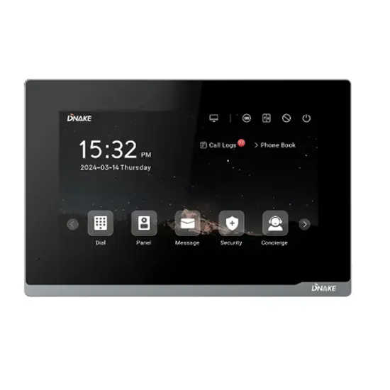 [E216] DNAKE E216 7” Linux-based Indoor Monitor.