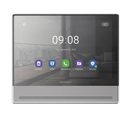 [CIP-70QPT] COMMAX CIP-70QPT 7" Inch Gate View Monitor Handsfree (IP Monitor).