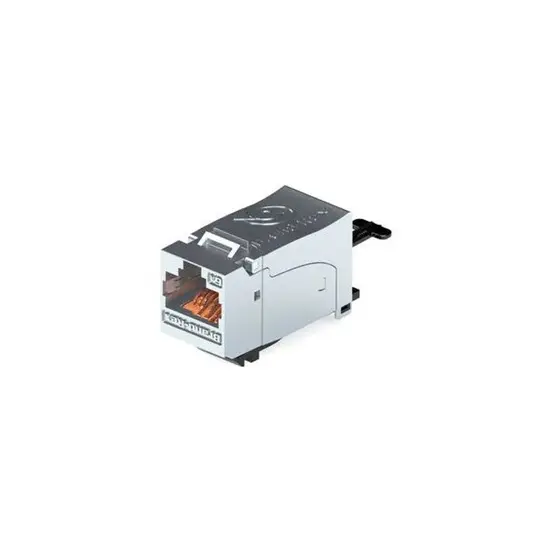 [C6CJAKS000DC] Leviton (Brand-Rex) - C6CJAKS000DC - Cat6Plus Cat 6 Shielded Tool-Free Snap-In Jack.