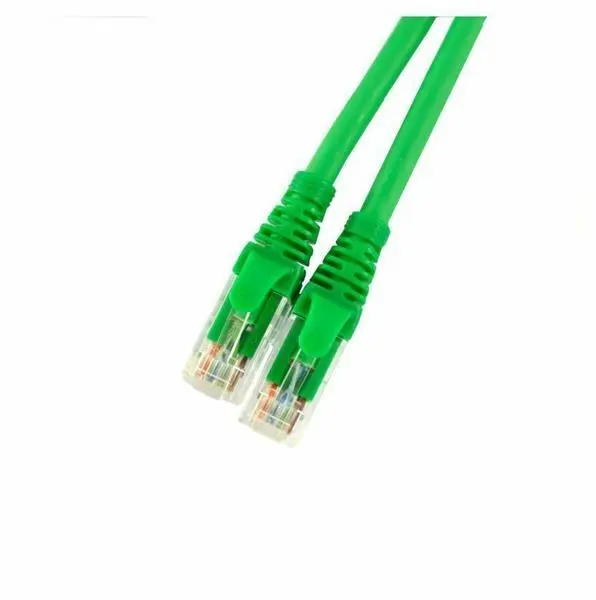 [C6CPCU020-555BB] Leviton (Brand-Rex) - C6CPCU020-555BB - Cat 6 24 AWG U/UTP Stranded 4 Pair RJ45 – RJ45 Blade Patch Cord Green.