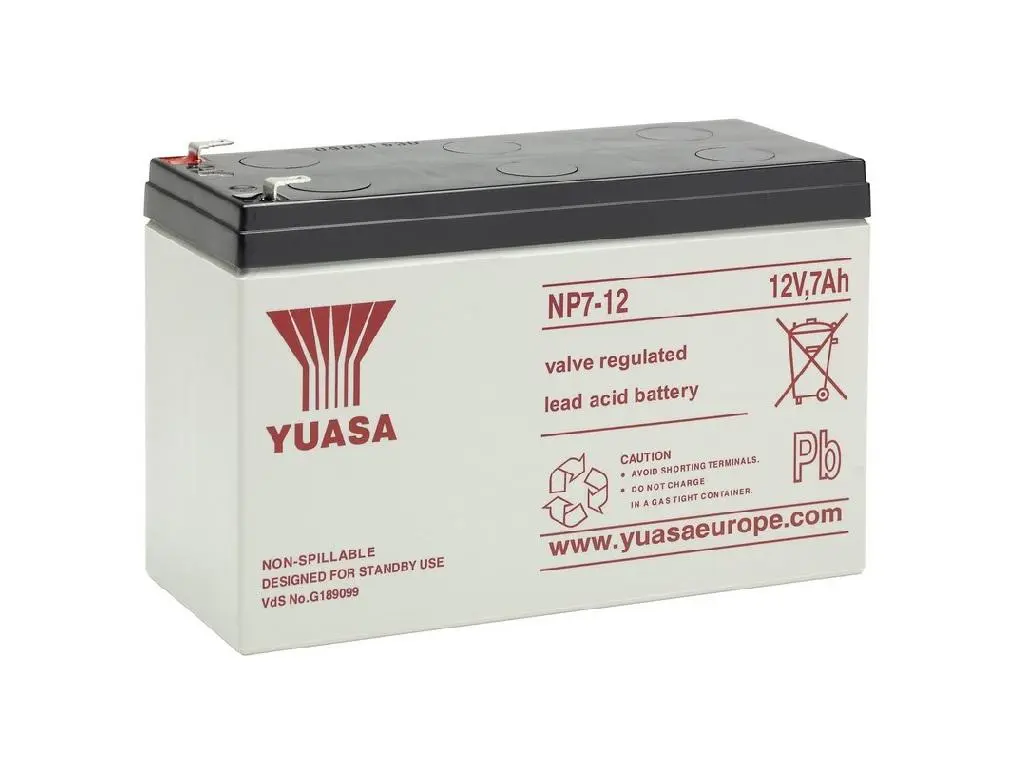 [NP7-12] Yuasa - NP7-12 - SEALED LEAD ACID BATTERY - 12V 7AH / NP7-12.