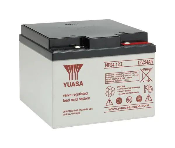 Yuasa - NP24-12I - Industrial VRLA Battery (12V 24Ah).