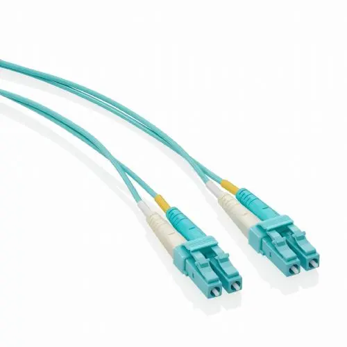 [VPC-M3D1LCLC0100] Leviton (Brand-Rex) VPC-M3D1LCLC0100 Duplex OM3 AQUA 1.6mm LC/UPC-LC/UPC 10 Mtr.