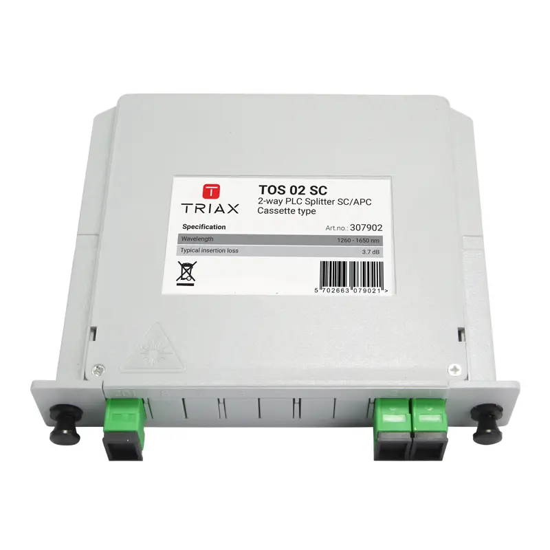 [307902] TRIAX 307902 TOS 02 SC, 2 Way PLC Splitter SC/APC.