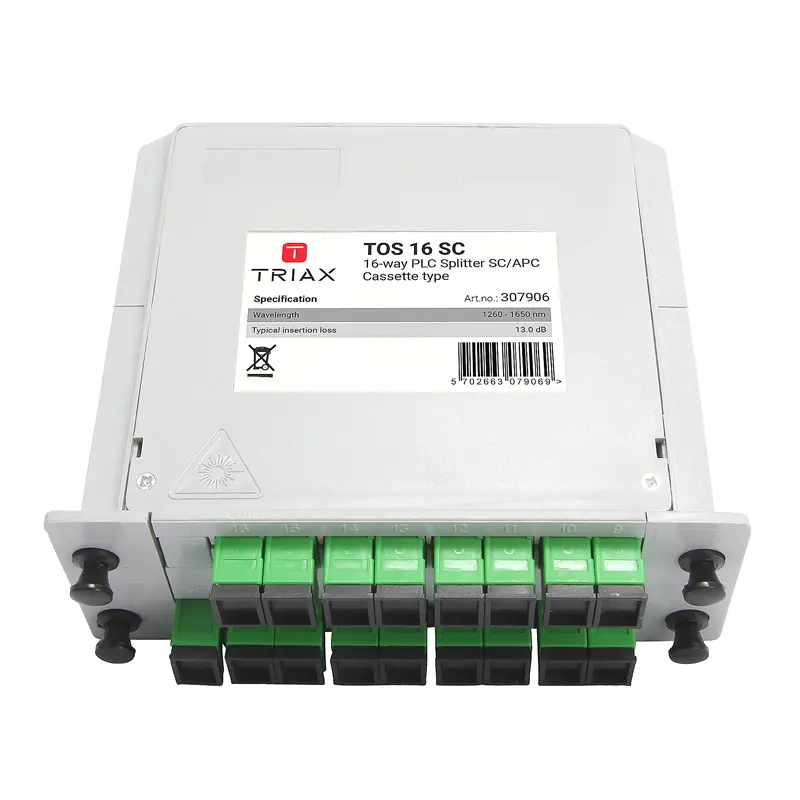 [307906] TRIAX 307906 16-way PLC Splitter SC/APC. 