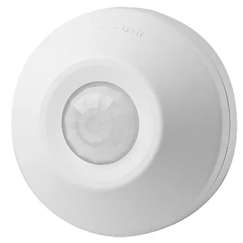 Leviton ODC0S-I7W Occupancy Sensor & Switching Relay, Self-Contained, PIR, Ceiling Mounted, 530SF, 277V.