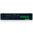 Leviton NP00G-000 Network Protocol Converter, "Gateway", supporting Luma-Net and Luma CAN protocols. Installs into 1/2 RU. Requires external +12-24Vdc power supply.