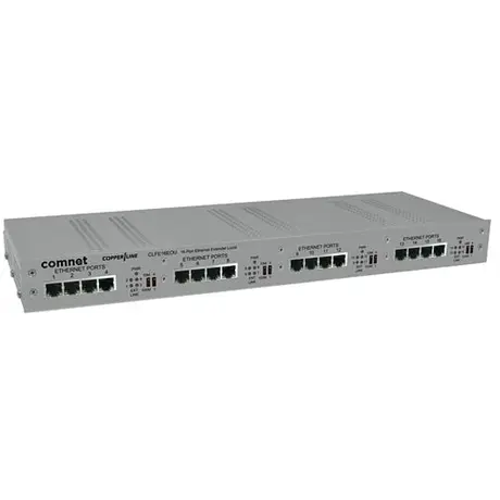 [CLFE16EOU] Comnet CLFE16EOU LOCAL 16 CHANNEL ETHERNET OVER CAT5 WITH PASS-THROUGH POE 15W.