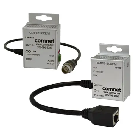 [CLRFE1EOCE/M] Comnet CLRFE1EOCE/M Ethernet Extender over Coax, mini, Single-Channel.