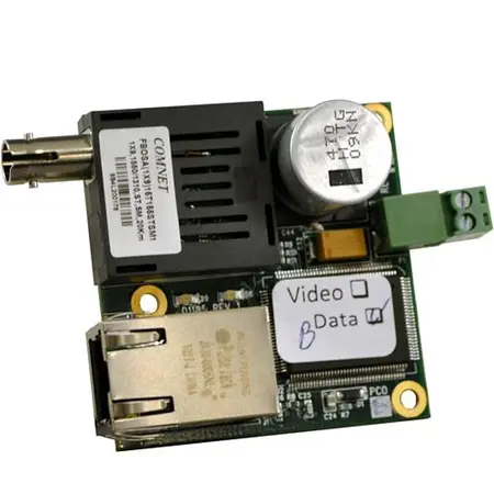 [CNFE1S1A/2] Comnet CNFE1S1A/2 Hardened 10/100 Media Converter PCB, Simplex ST Optic, single mode, A Unit.
