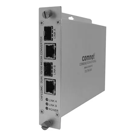 [CNFE22MC] Comnet CNFE22MC Hardened 10/100 Dual Media Converter, SFP Optical Ports.