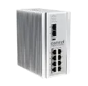 Comnet CNGE10FX2TX8MSBT Hardened Managed Ethernet Switch, 2 SFP, 8 RJ45 Ports with 90 Watt PoE.