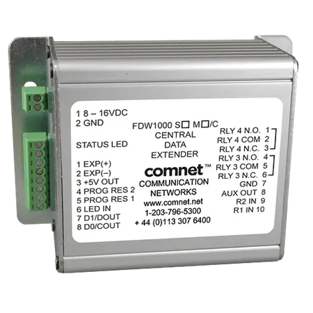 Comnet FDW1000S/R Wiegand Data Link Extender, sm, 1 fiber, remote.