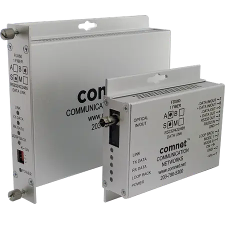 [FDX60S1BM] Comnet FDX60S1BM RS232/422/485 Universal Data Transceiver, Mini, single mode, 1 fiber.