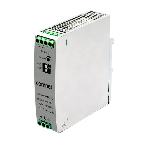 Comnet PS-MORD48120 Hardened DIN Rail Power Supply.