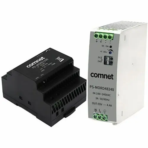 Comnet PS-MORD4860 Hardened DIN Rail Power Supply.