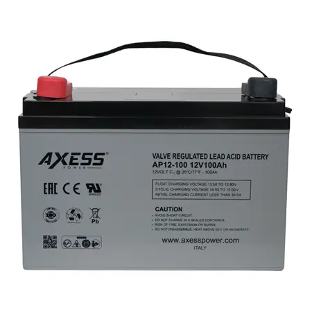 [AP12-100] AXESS AP12-100 VALVE REGULATED LEAD ACID BATTERY 12V-100AH.