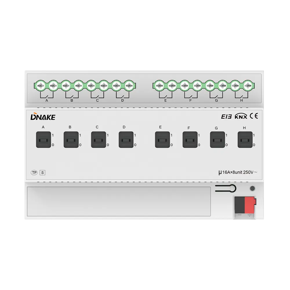 DNAKE SH-KAWB-LCM801 8-Channel 16A Switch Module.