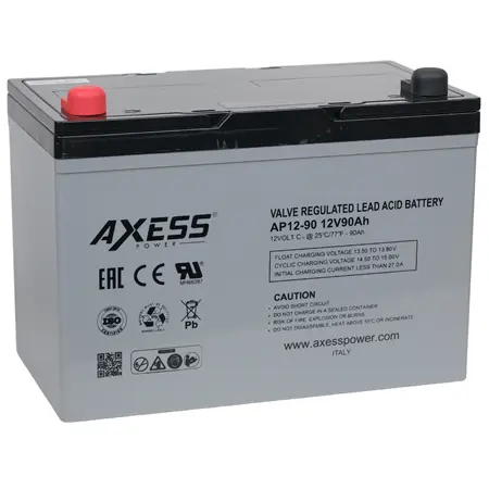 [AP12-90] AXESS AP12-90 VALVE REGULATED LEAD ACID BATTERY 12V-90AH.